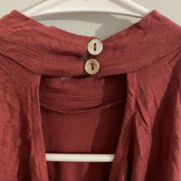 Kim & Cami Women’s Halter Neck Keyhole Back Sleeveless Top - Picture 5 of 7